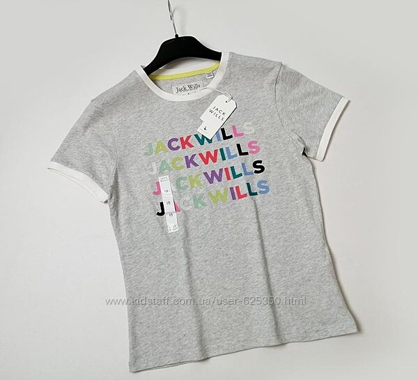 Новая женская футболка с надписью Jack Wills