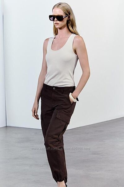 Новая натуральная майка Zara