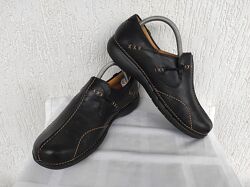 Туфли кожанние Clarks unstructured р.38.5