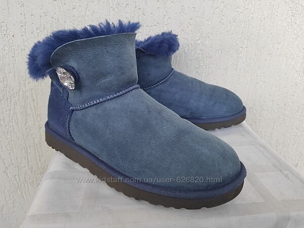 Замшевие зимние полусапожки UGG Australia р.38-38.5