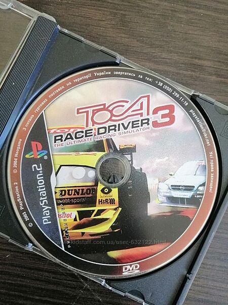 игра гонки PS2 PlayStation2 Toca Race Driver 3