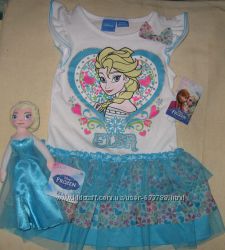 Бомбезное платье  Frozen Elsa 3Т Оригинал