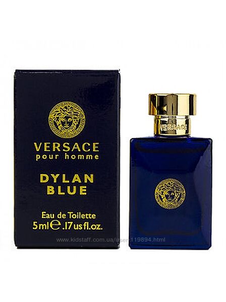 Чоловіча Туалетная вода Versace Pour Homme Dylan Blue. 5 мл