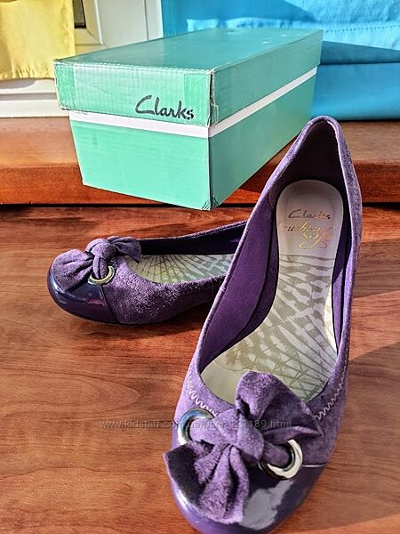 Туфли балетки Clarks , 35 размер