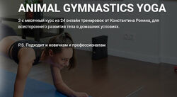 Animal gymnastics yoga 2.0 Константин Ронин