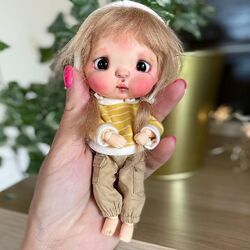 Лепка куколы из полимерной глины Алина Журбинская
