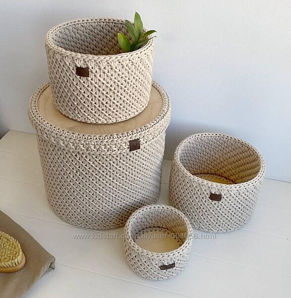 Сборник курсов по вязанию корзин Мария Могильниченко