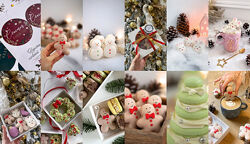 Отсадка новогодних макарон начинка Розмарин-Брусника 2024 Александра Сенина