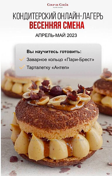 Кондитерский онлайн-лагерь. Весенняя смена Елена Скрыган Coup de Coeur