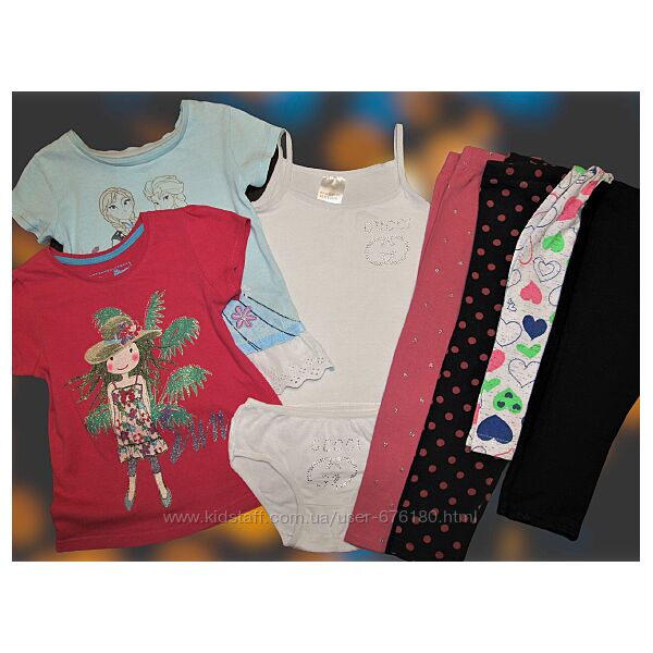Пакет брендовой одежды для девочки 3-4 года