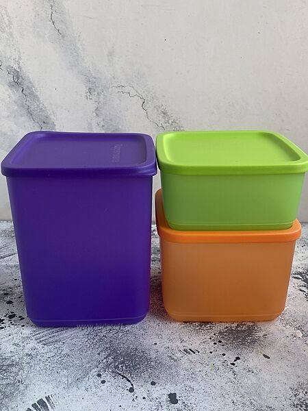 Набор контейнеров Кубикс 650мл /1 л /1,8 л Tupperware 