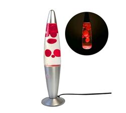 Настольная Лава лампа с воском LAVA LAMP 34,5см Червона 