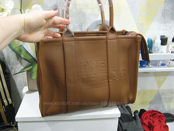 Сумка женская  Marc Jacobs Medium Tote Bag Brown Leather