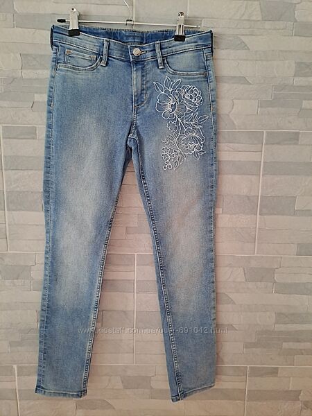 Джинсы скини h&m skinny fit 