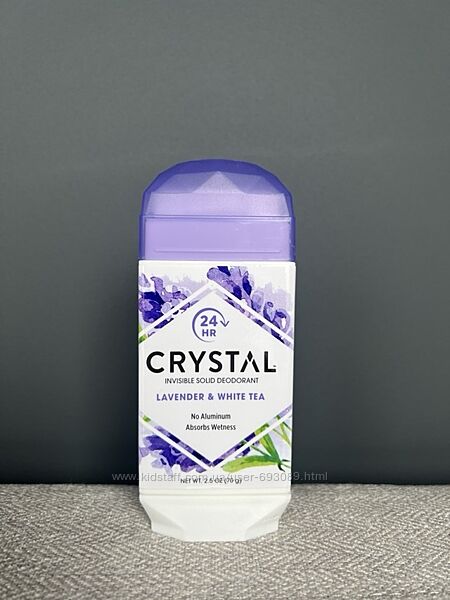 Crystal дезодорант лаванда и белый чай 70 г без алюминия