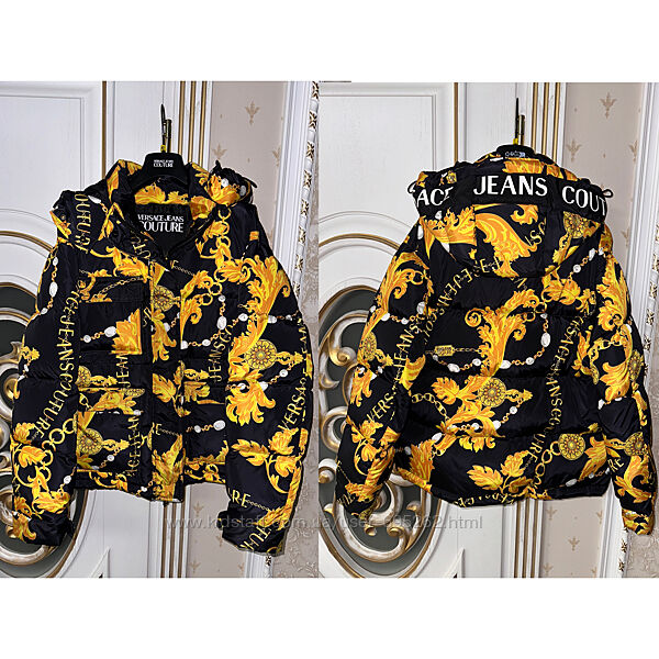 Мега стильна розкішна брендова куртка Versace Бренд Новий