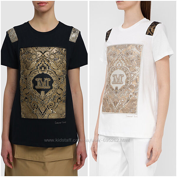 Мега крута стильна брендова футболка Max Mara. 
