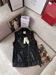 Шкіряний жилет Pinko Оригінал. 