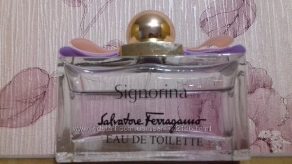 Туалетная вода тестер Salvatore Ferragamo Signorina остаток во флаконе