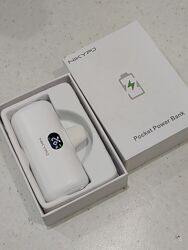 павербанк Nikypj powerbank с дисплеем 4800 мАч, разъем Lightning