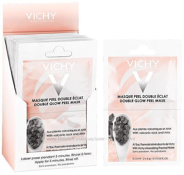 Минеральная маска-пилинг Двойное сияние Vichy 26 мл