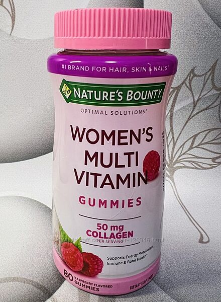 США  Мультивітаміни для жінок з колагеном NATUREs BOUNTY Womens