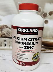 США Цитрат кальцію, магній та цинк KIRKLAND Calcium Citrate