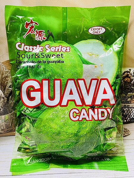 Японські льодяники зі смаком гуави Classic Guava Hard Candy