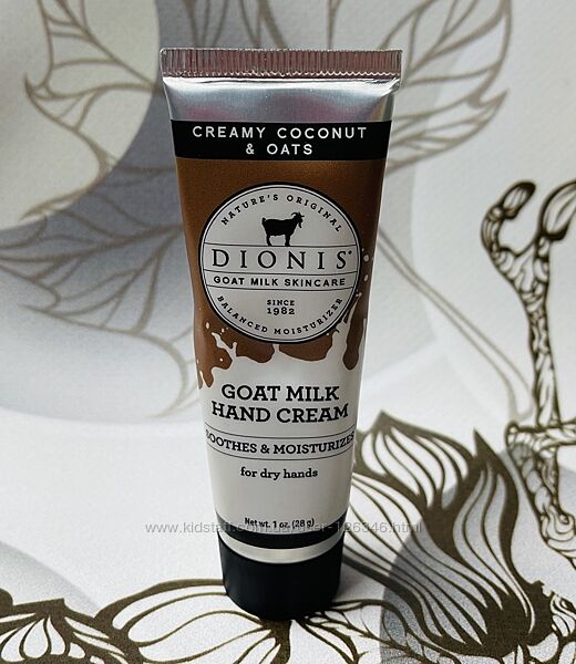 США Питательный крем для рук на козьем молоке Dionis Goat Milk Hand Cream