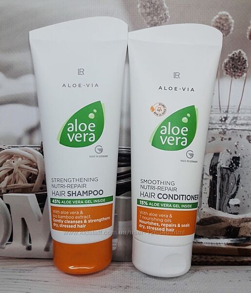 Шампунь и кондиционер для укрепления волос LR Health & Beauty Aloe Vera