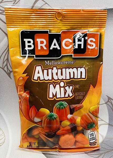 США Цукерки іриски кукурудза та гарбузик Brach&acutes Autumn Mix