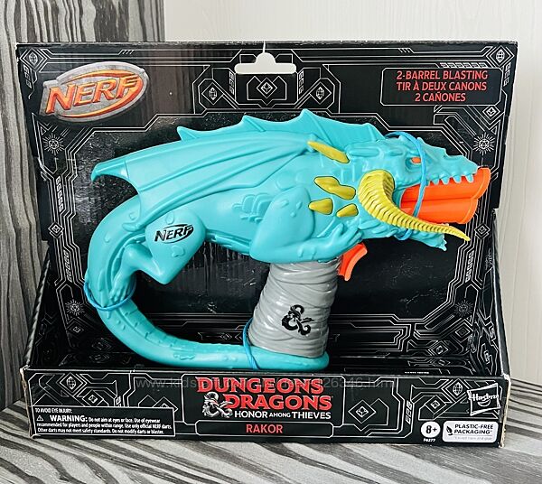 США Бластер Нерф NERF Dungeons and Dragons Rakor Blaster Дракон