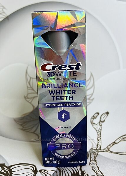 США Потужна відбілююча зубна паста Crest 3D White Brilliance Hydrogen Perox