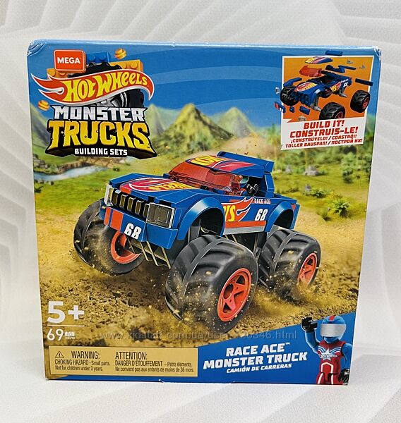 США Конструктор Хот Вілс Hot Wheels Monster Truck Building Set