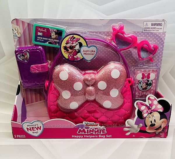 США Сумочка, телефон, окуляри Minnie Mouse Happy Helpers Bag Set