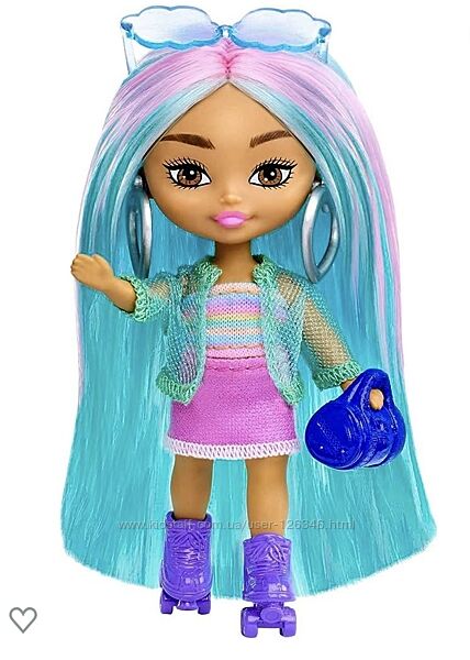 США Лялечка Барбі на роликах Barbie Extra Mini Minis