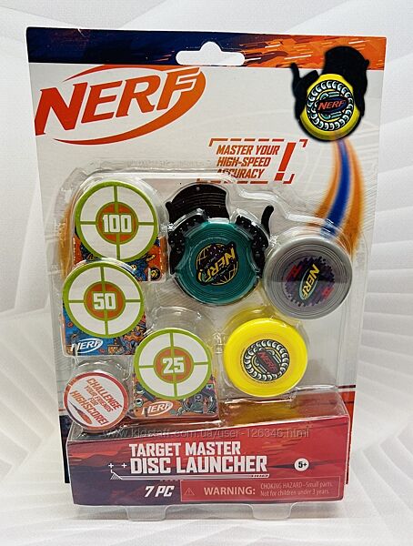 США Ціль для бластерів Нерф Nerf 3-Target Master Disc Launcher