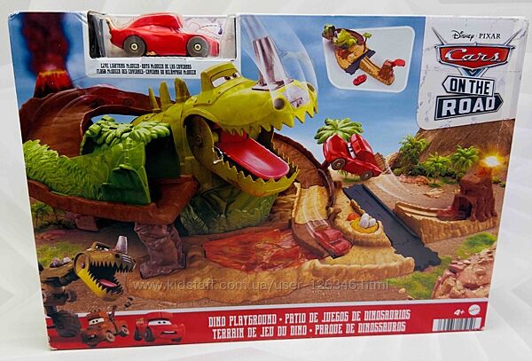 США Ігровий набір Тачки Disney Cars On The Road Dino Playground