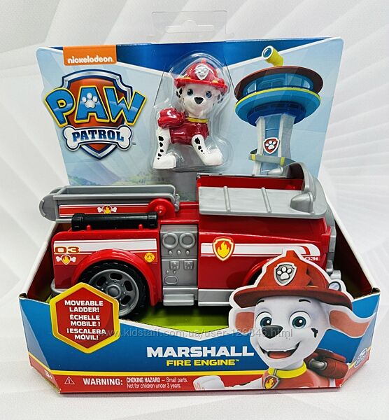США Пожежна машина Маршал Щенячий патруль Paw Patrol Marshall Fire Engine