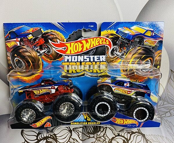 США Набір машинок Монстер трак Hot Wheels Monster Trucks