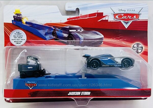 США Запускач і машинки Jackson Storm з Дісней Піксар Cars Тачки