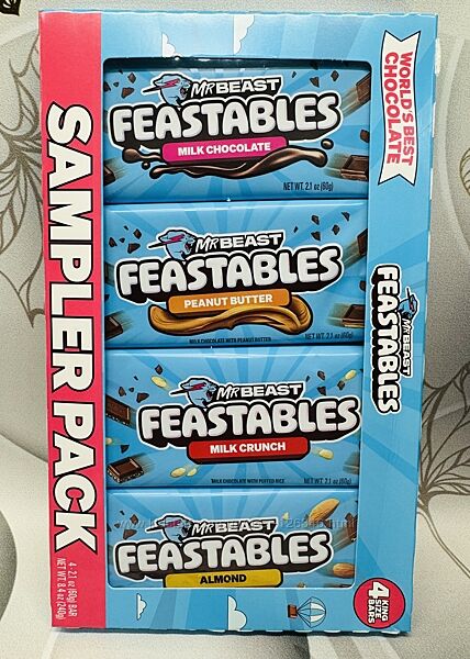 США Шоколадки MR Beast Feastables Chocolate