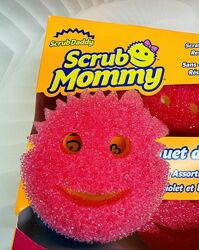 США Двостороння губка для посуду і прибирання Scrub Daddy Scrub Mommy