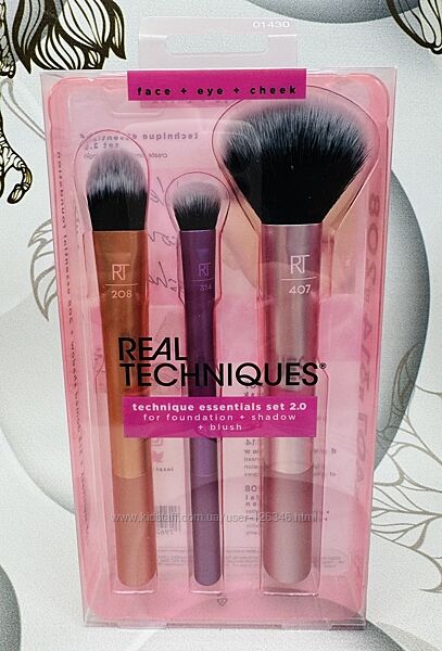 США Кісточки для макіяжу Real Techniques Travel Essentials Set 2.0