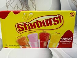 США Цукерки для заморозки Starburst Freezer Pops