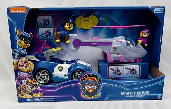 США Ігровий набір Щенячий Патруль Чейз і Скай Paw Patrol Mighty Movie