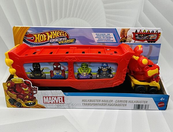 США Трейлер Хот Вілс Марвел Залізна людина Hot Wheels RacerVerse Hulkbuster