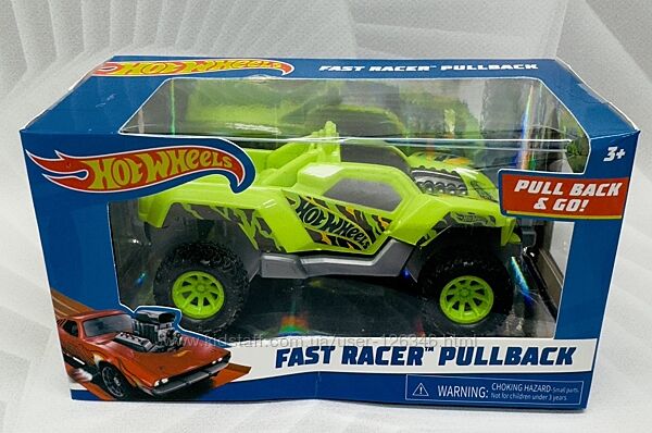 США Машинки Хот Вілс турбошвидкість Hot Wheels Fast Racer Pullback