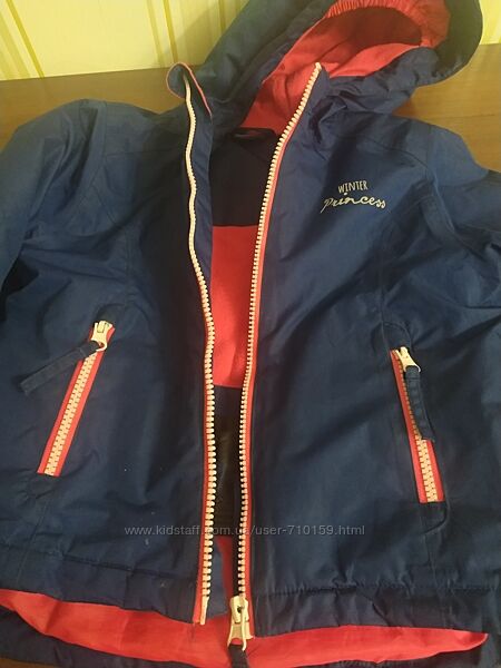 Зимняя лыжная куртка Lupilu на 4-5 лет рост 98-104 но будет 110 см