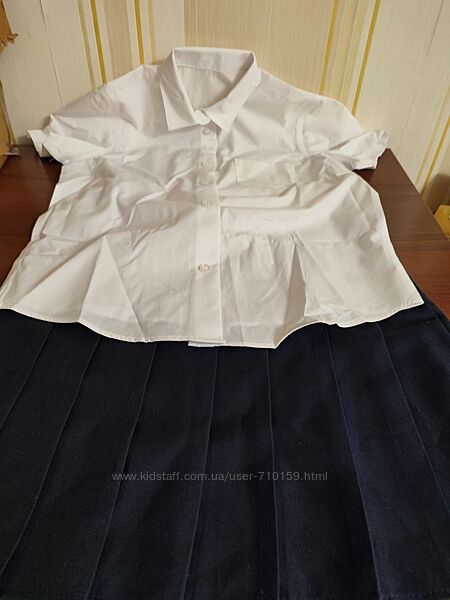 Юбка та блуза у школу George розмір 8-9 р на зріст 138-134 см